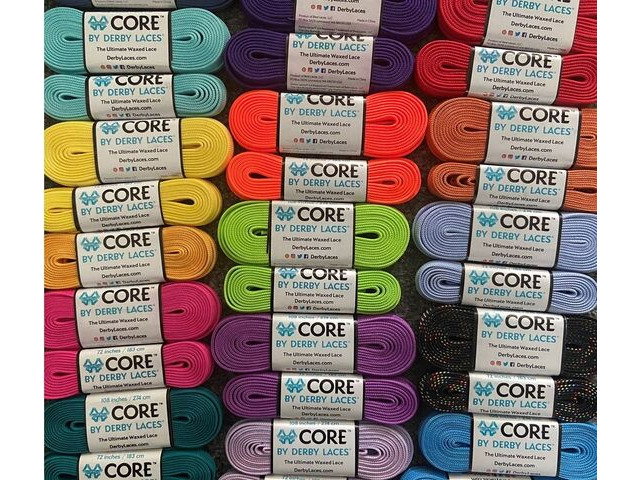 Derby Laces CORE 6mm Wide Laces 120" click to zoom image