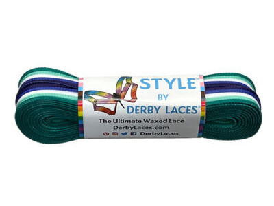 Derby Laces Style Laces 10mm Laces 96" 96" MLM Stripe  click to zoom image