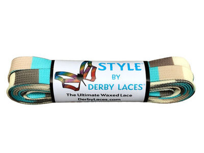 Derby Laces Style Laces 10mm Laces 96" 96" Winter Block  click to zoom image