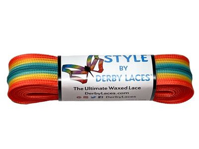 Derby Laces Style Laces 10mm Laces 108" 108" Savanna Sunset Stripe  click to zoom image