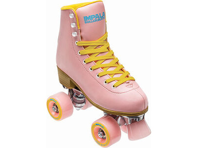 Impala Rollerskates Pink /Yellow Quad Skates