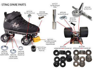 Hypno NYX / Sting Kingpin Adjustable Nut Screw
