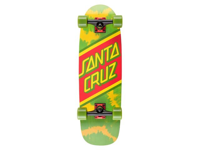 Santa Cruz Rasta Tie Dye Street Skate click to zoom image