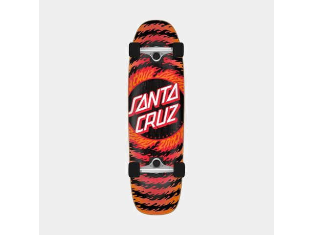 Santa Cruz Cruzer Complete Flame Ringed Dot Street click to zoom image
