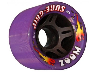 Sure Grip Zoom Wheels  Neon Purple 96A click to zoom image