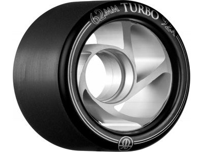 Rollerbones Turbo Wheels, Black (Pack of 8)