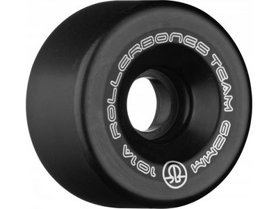 Rollerbones Team Logo Wheels 62mm 62mm Black 101a  click to zoom image