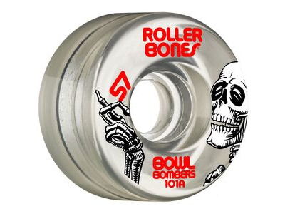 Rollerbones Bowl Bomber Wheels 57mm Clear 101a  click to zoom image