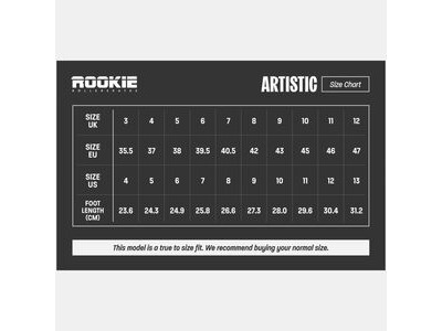 Rookie Artistic Rollerskates click to zoom image