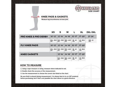 187 Killer Slim Knee Pads click to zoom image