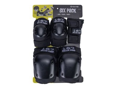 187 Killer Six Pack Set Black