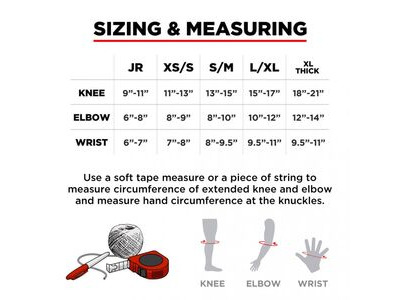 187 Killer Independent Knee & Elbow Set click to zoom image