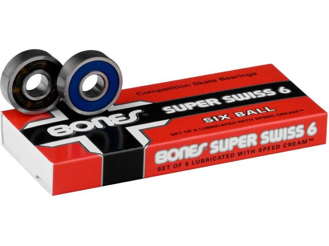 Bones Super Swiss 6 Bearings (8pk) click to zoom image