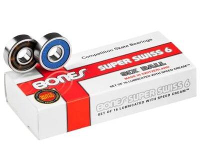 Bones Super Swiss 6, 8mm, 16 Pack Bearings