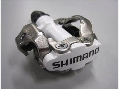 Shimano M520 MTB SPD pedals - two sided mechanism, white