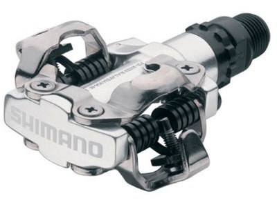 Shimano PD-M520 MTB SPD pedals - two sided mechanism, silver