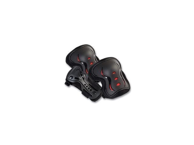 SFR Junior Triple Pad Set, Black click to zoom image