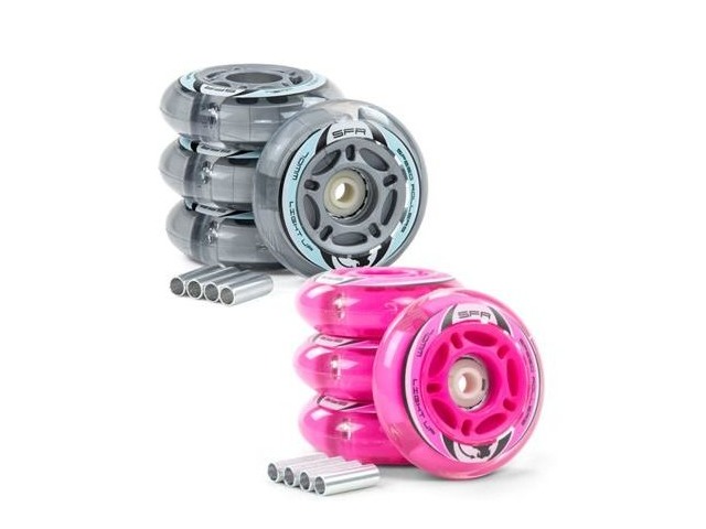 SFR Light Up Inline Wheels 70mm click to zoom image