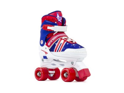 SFR Spectra Adjustable Skates UK11 - UK1 Blue/Red  click to zoom image