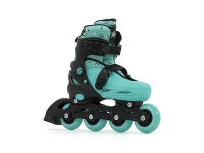 SFR Plasma Adjustable Inline Skates UK11 - UK1 Black/Green  click to zoom image