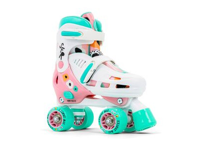 SFR Storm V Adjustable Skates UK 12J-2J Flowers  click to zoom image