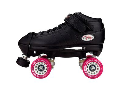 Riedell R3 Derby Skates with 88a Wheels click to zoom image