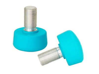 Riedell PowerDyne Adjustable Toe Stops  (Pair)  Blue  click to zoom image