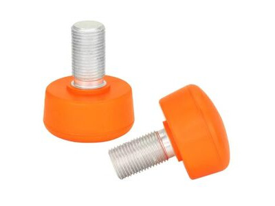Riedell PowerDyne Adjustable Toe Stops  (Pair)  Orange  click to zoom image