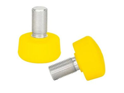 Riedell PowerDyne Adjustable Toe Stops  (Pair)  Yellow  click to zoom image