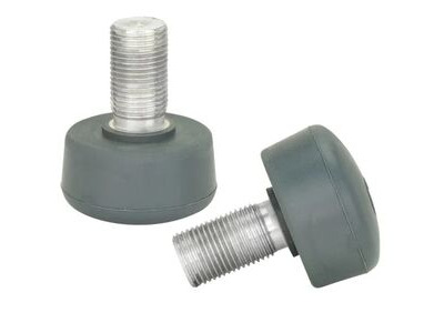 Riedell PowerDyne Adjustable Toe Stops  (Pair)  Grey  click to zoom image
