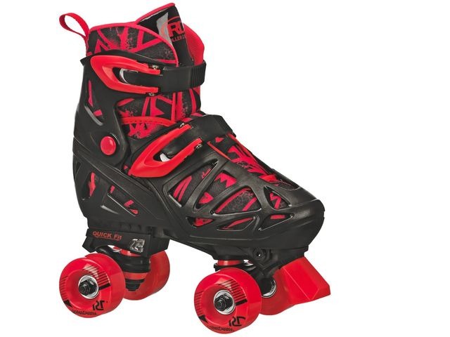 Roller Derby Trac Star Quad Black/Red Skates click to zoom image