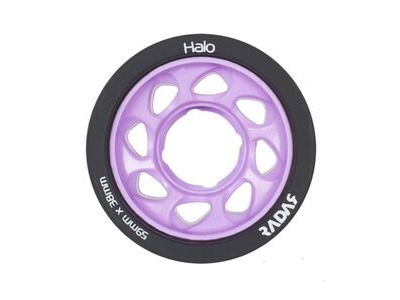Radar Halo Wheels 59mm Purple 84a click to zoom image