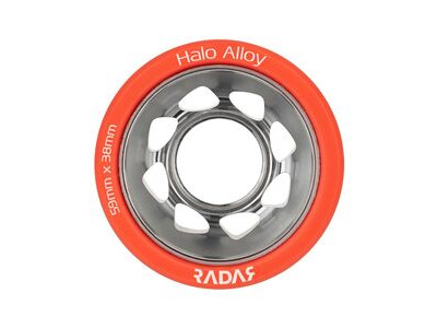 Radar Halo Alloy Wheels  Red 93a  click to zoom image