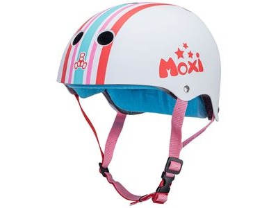 Moxi Helmet, Triple 8 SweatSaver -Stripey
