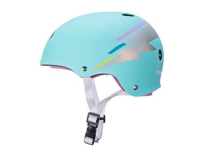 Triple Eight Certified Sweatsaver Helmet Teal Hologram click to zoom image