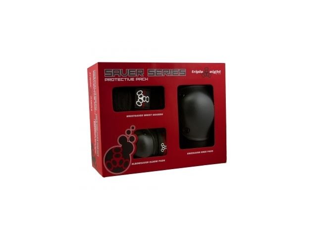 Triple Eight Saver Series Black Pads click to zoom image