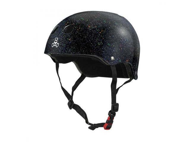 Triple Eight Certified Sweatsaver Black Glitter click to zoom image